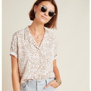 Beach Gold for Anthropologie  Buttondown Shirt